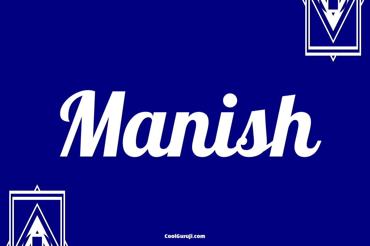Manish Name Wallpaper