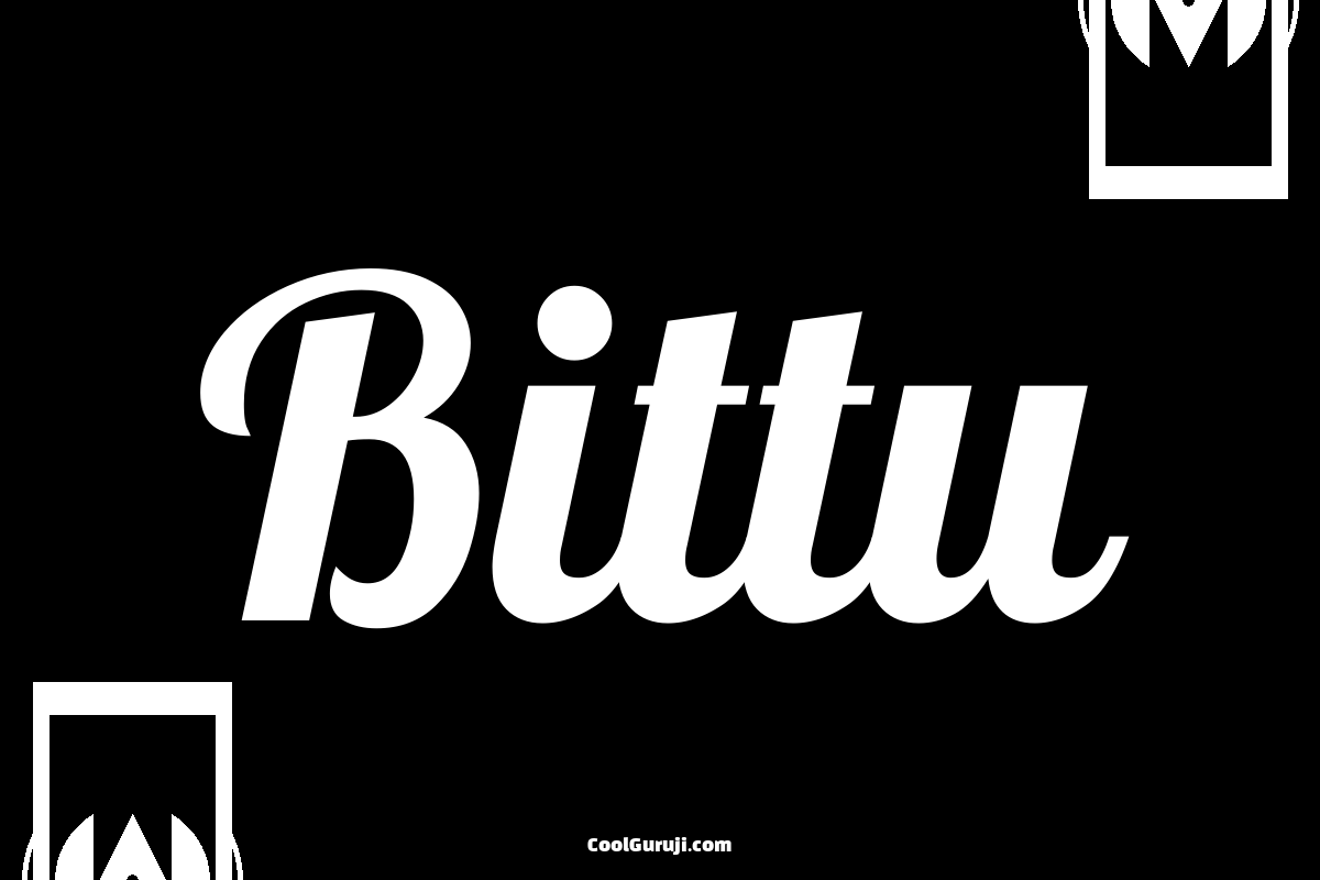 Bittu Name Wallpaper