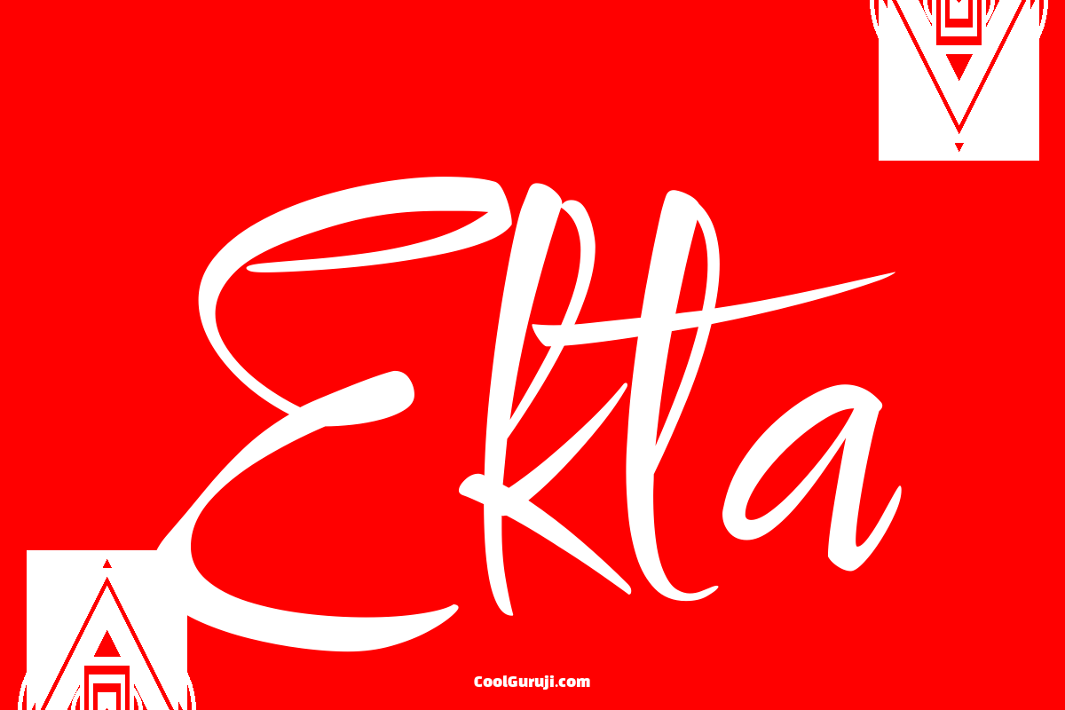 Ekta Name Wallpaper